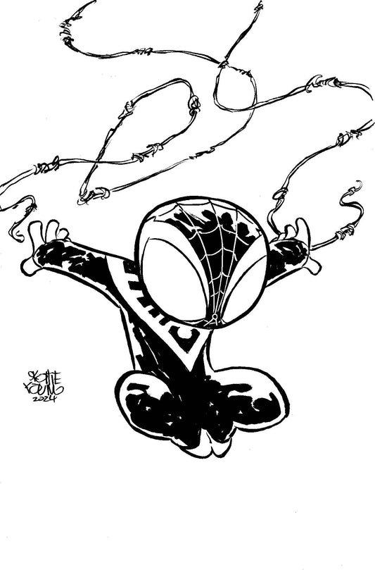 Miles Morales Spider-Man #21 50 Copy Incv Sketch Vir Var