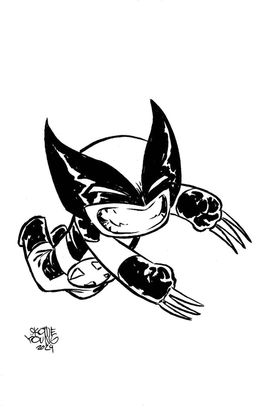Wolverine Blood Hunt #1 50 Copy Incv Big Marvel Sketch Vir