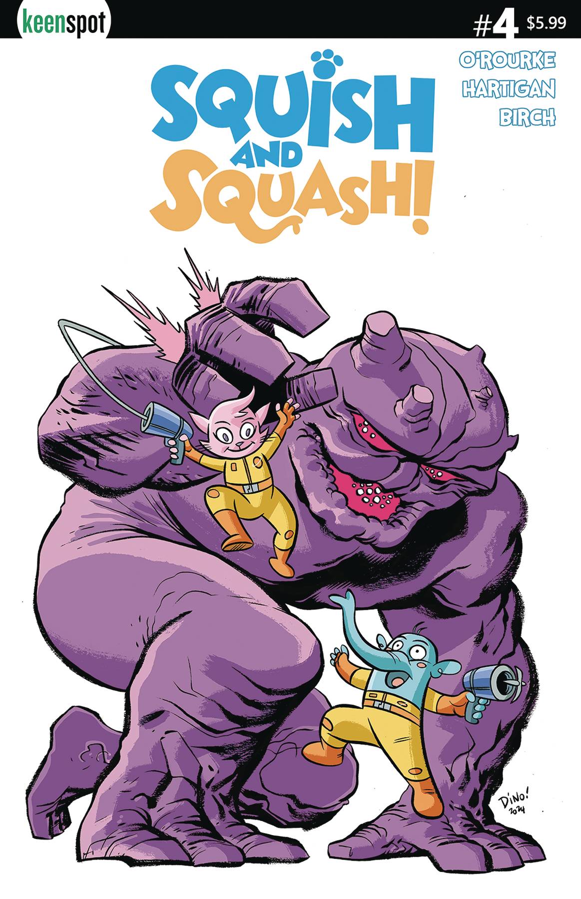 Squish & Squash #4 Cvr B Dean Haspiel