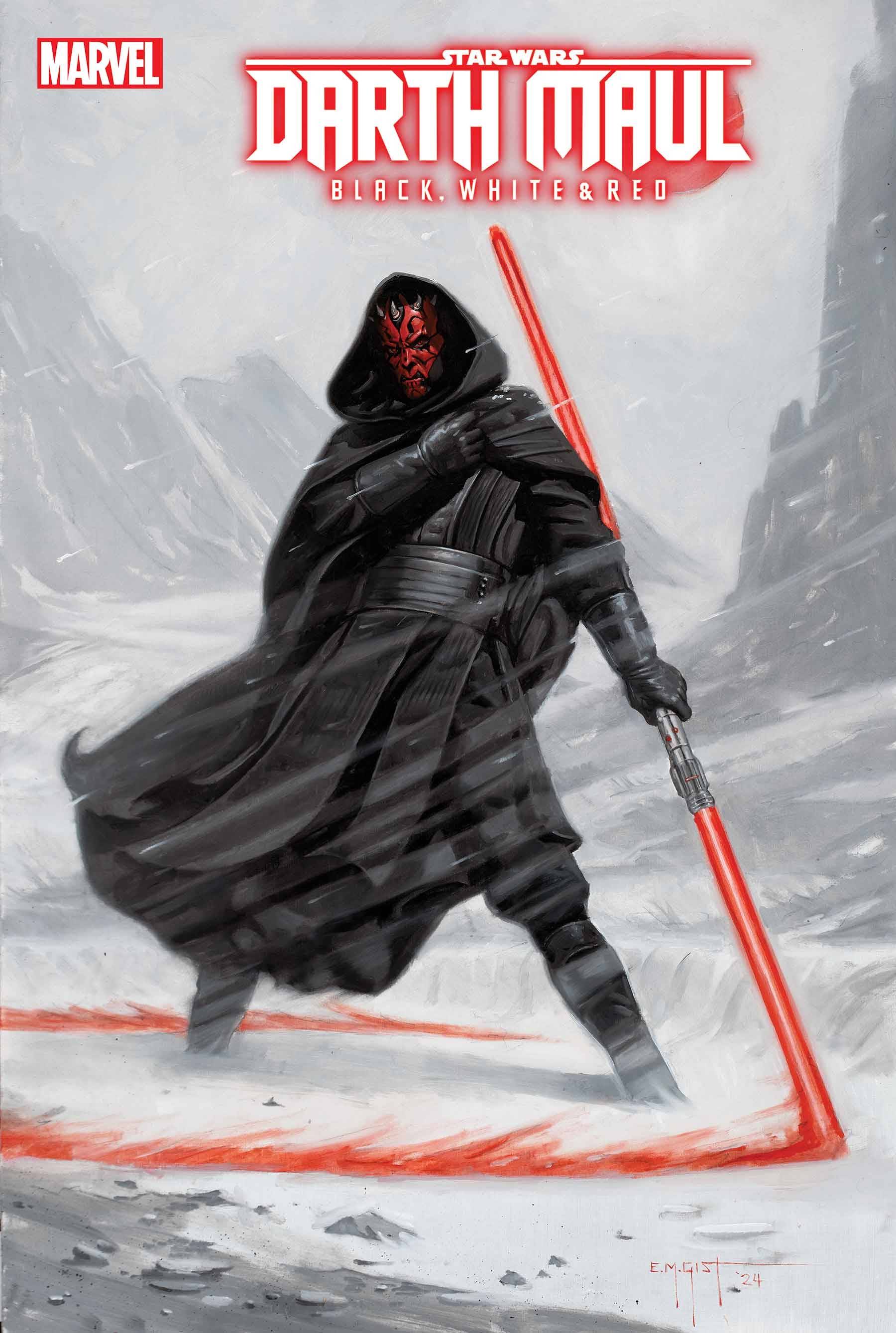 Star Wars Darth Maul Bw Red #4