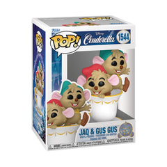 Cinderella's 75th Jaq & Gus Gus Pop! Vinyl Figure