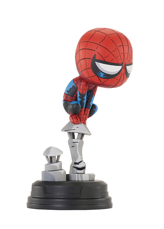 Marvel Animated Spider-Man on Chimney Statue