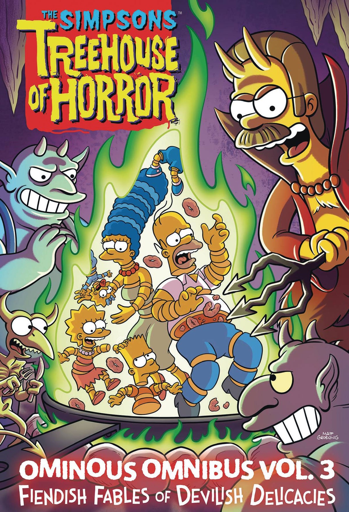 Simpsons Treehouse Of Horror Ominous Omnibus Vol 03 Fiendish