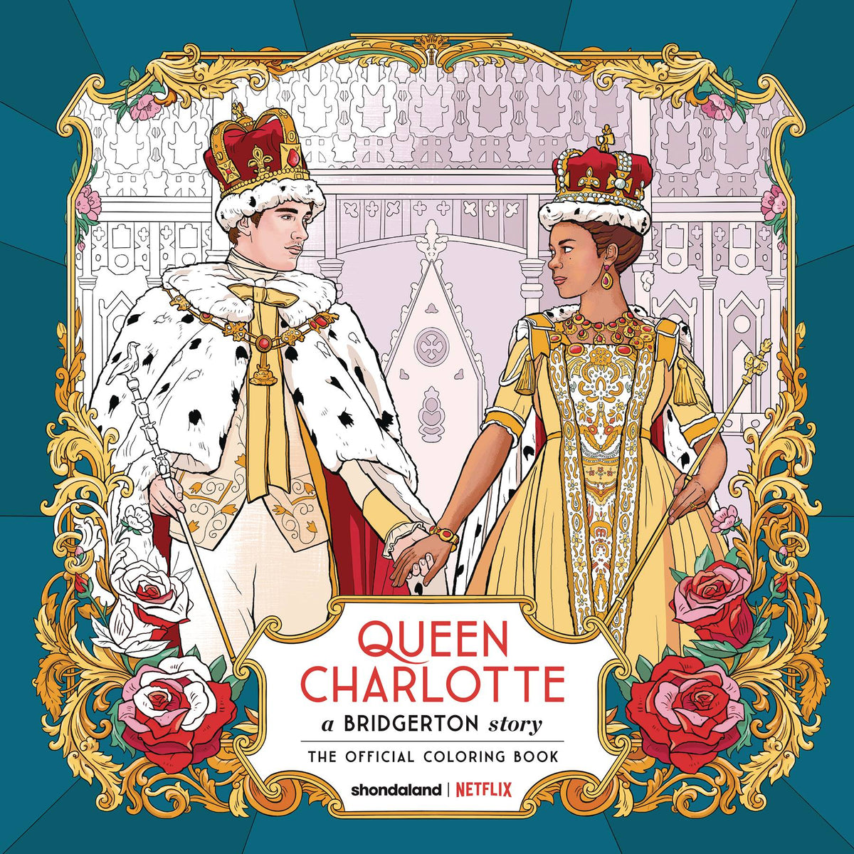 Queen Charlotte Bridgerton Coloring Book Sc