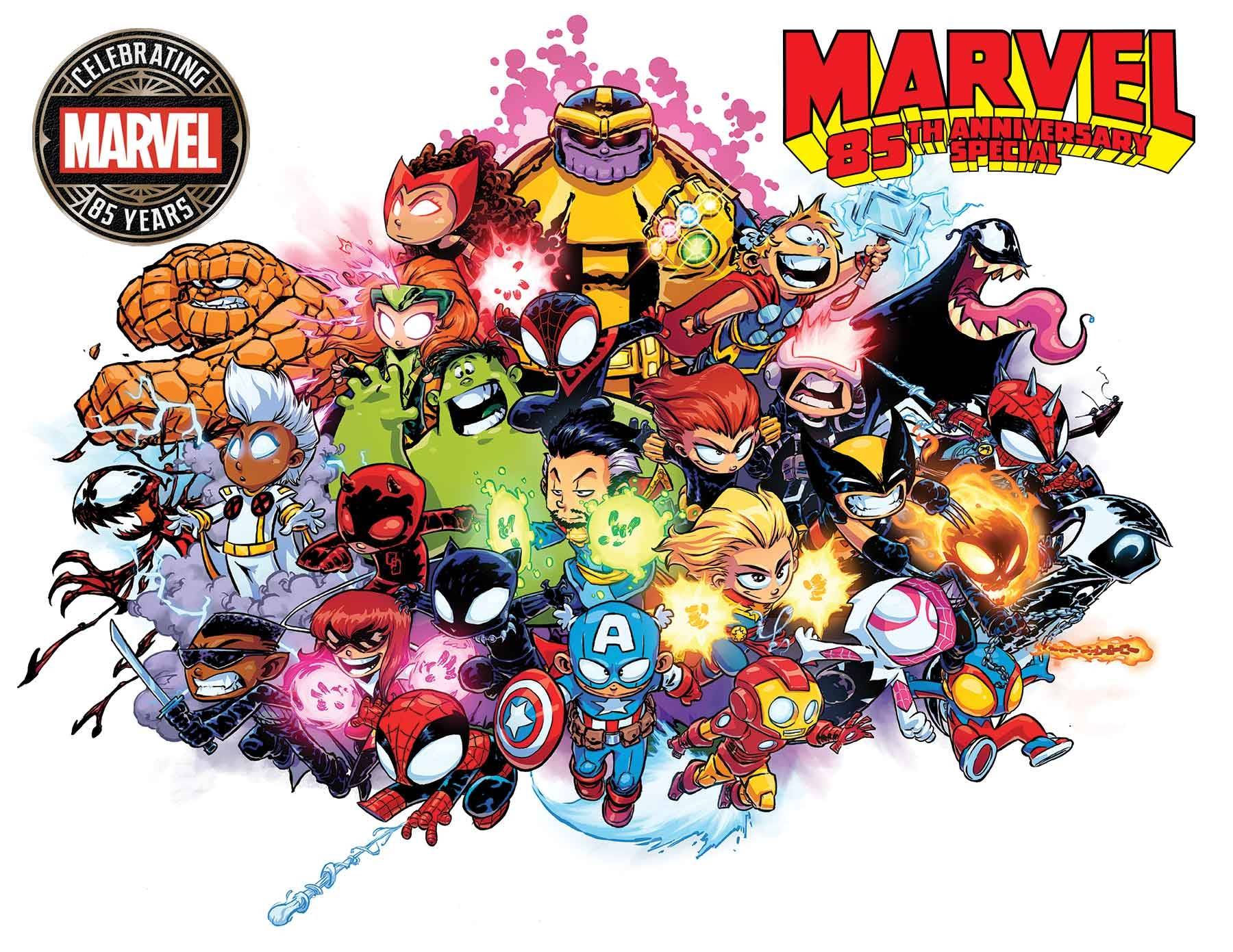 Marvel 85Th Ann Special Skottie Young Wraparound Var