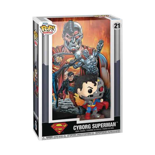 DC Cyborg Superman Comic Cover Pop! Vinyl Figure