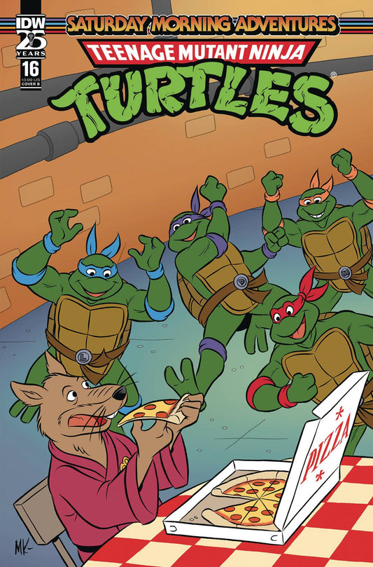 Tmnt Saturday Morning Adv 2023 #16 Cvr B Kazaleh