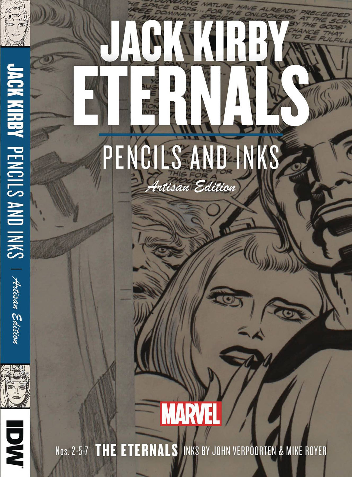 Jack Kirby Eternals Pencils & Ink Artists Ed Hc