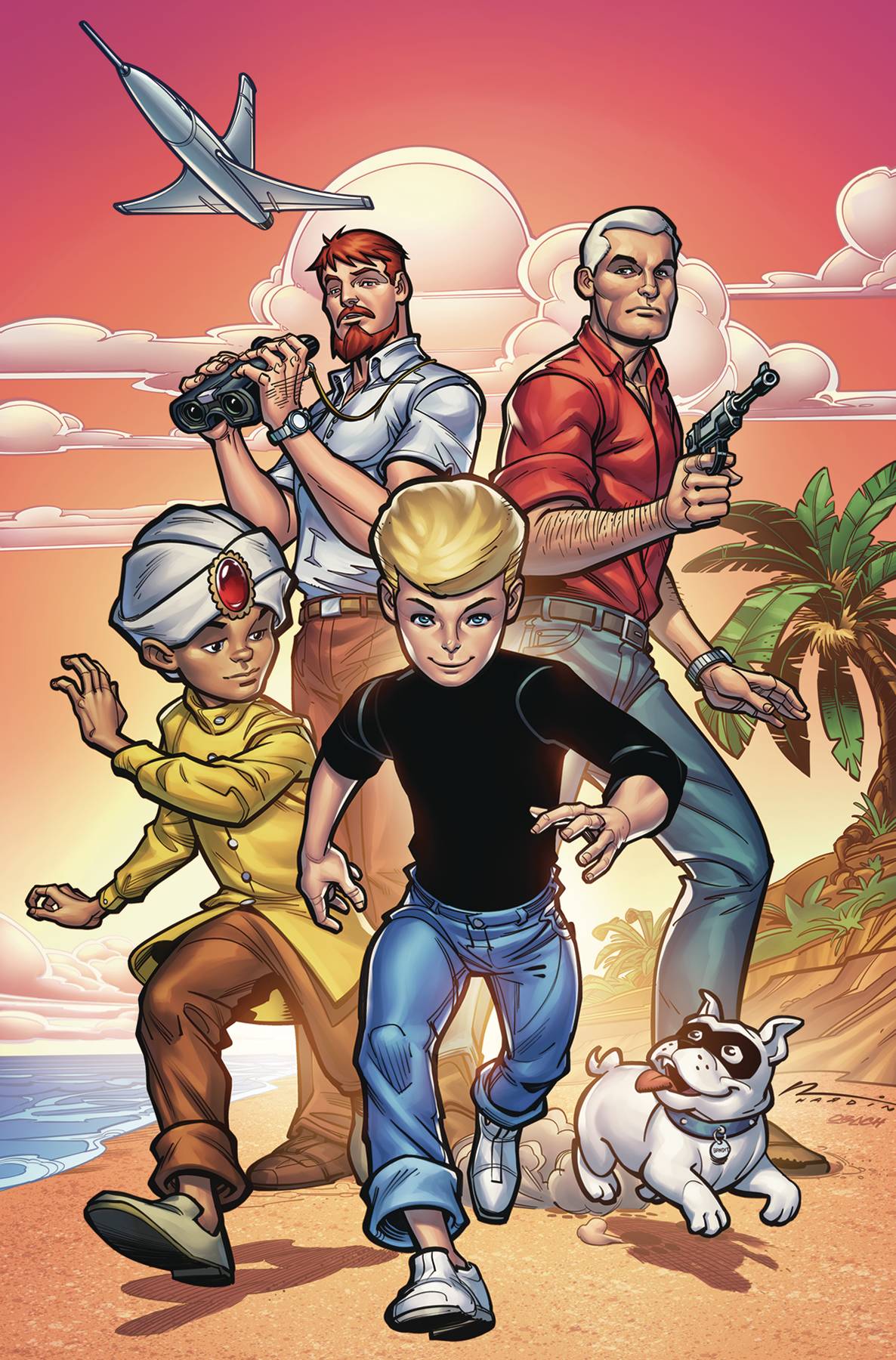 Jonny Quest #1 Cvr H Hardin Foil Virgin