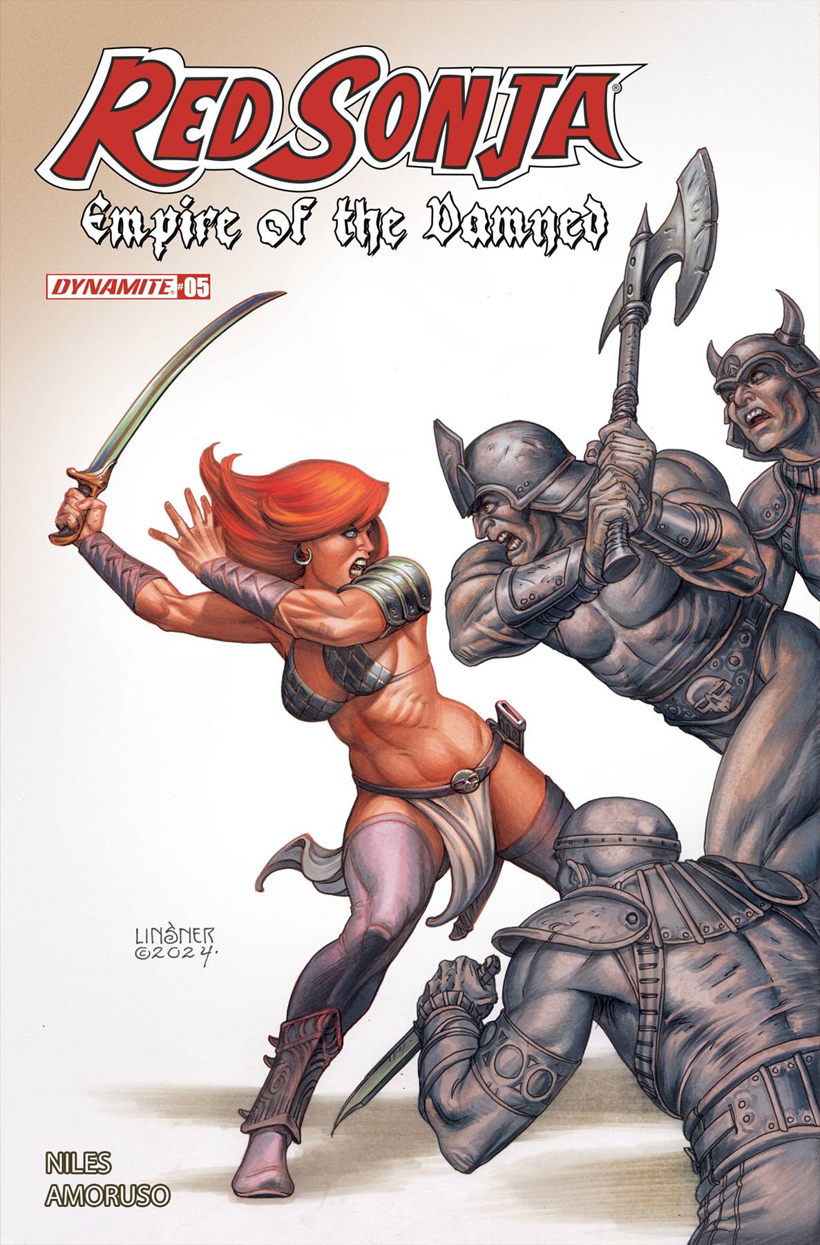 Red Sonja Empire Damned #5 Cvr B Linsner