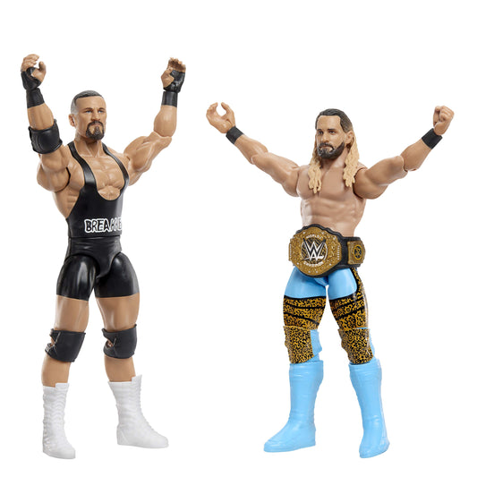 WWE Championship Showdown Bron Breakker vs Seth "Freakin" Rollins 2-Pack Action Figure