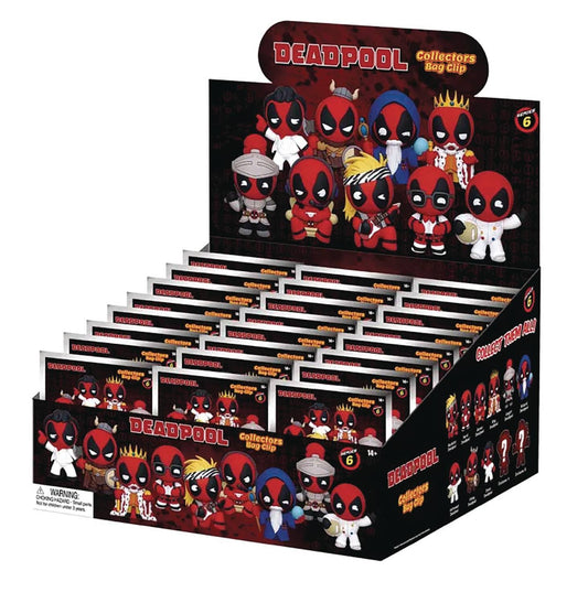 Deadpool Series 6 3D Foam Bag Clip