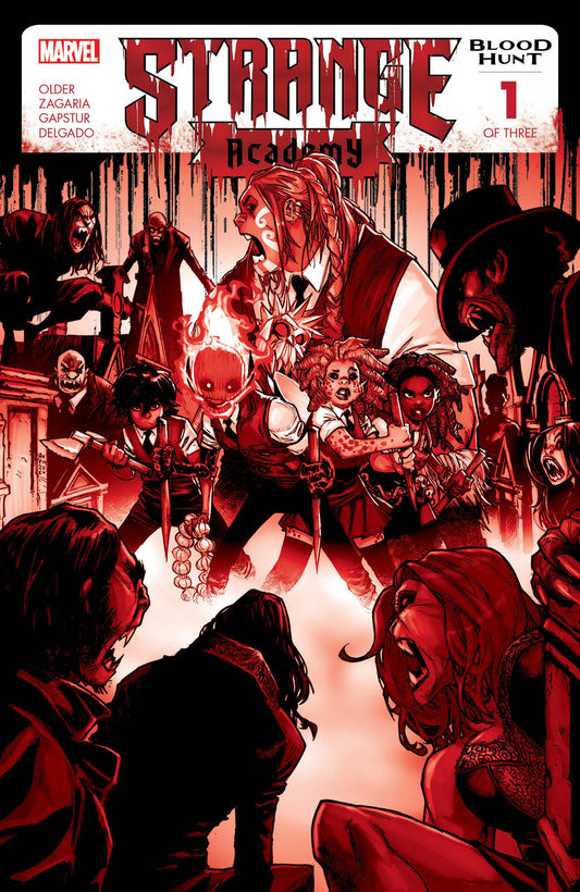 Strange Academy Blood Hunt #1 Humberto Ramos Blood Soaked 2nd Printing Variant - State of Comics