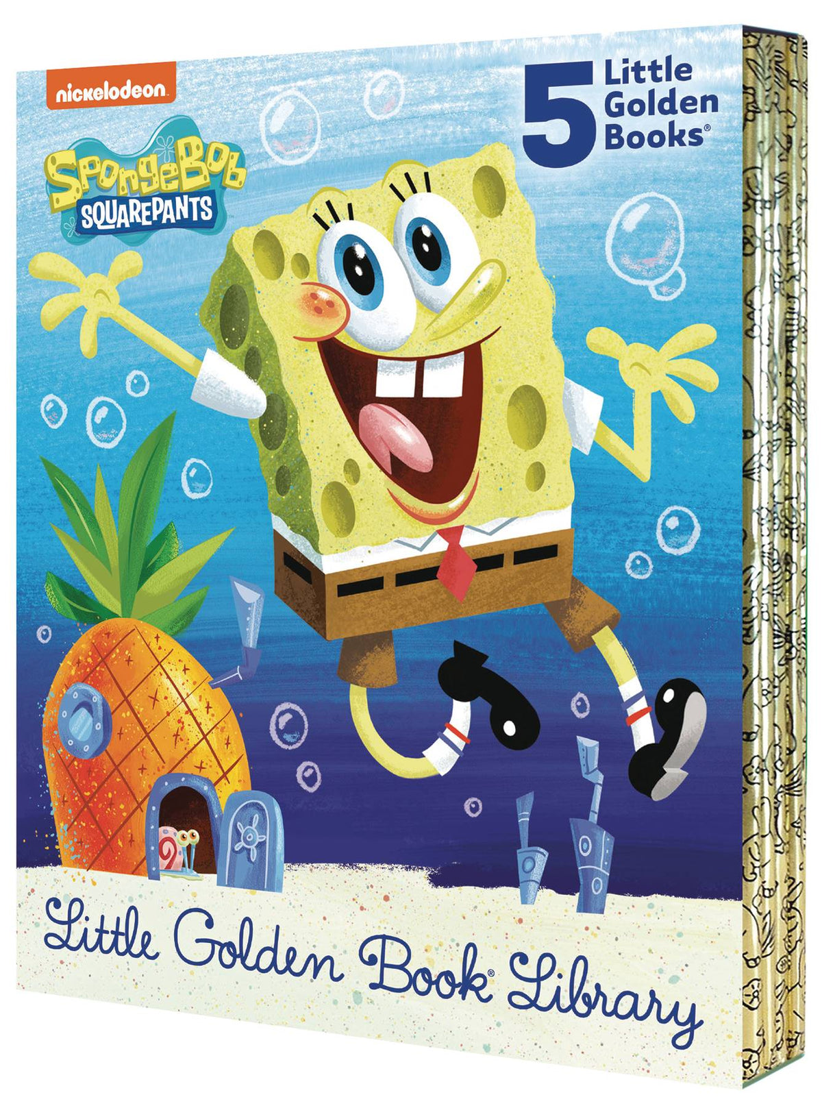 Spongebob Squarepants Little Golden Book Library Hc