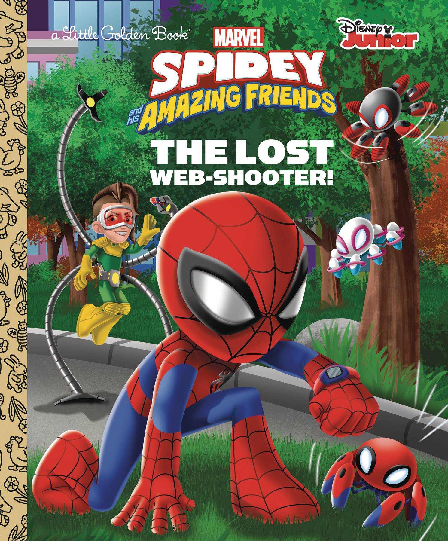 Marvel Spidey Lost Webshooter Little Golden Book Hc