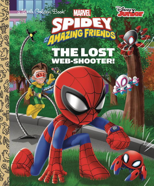 Marvel Spidey Lost Webshooter Little Golden Book Hc