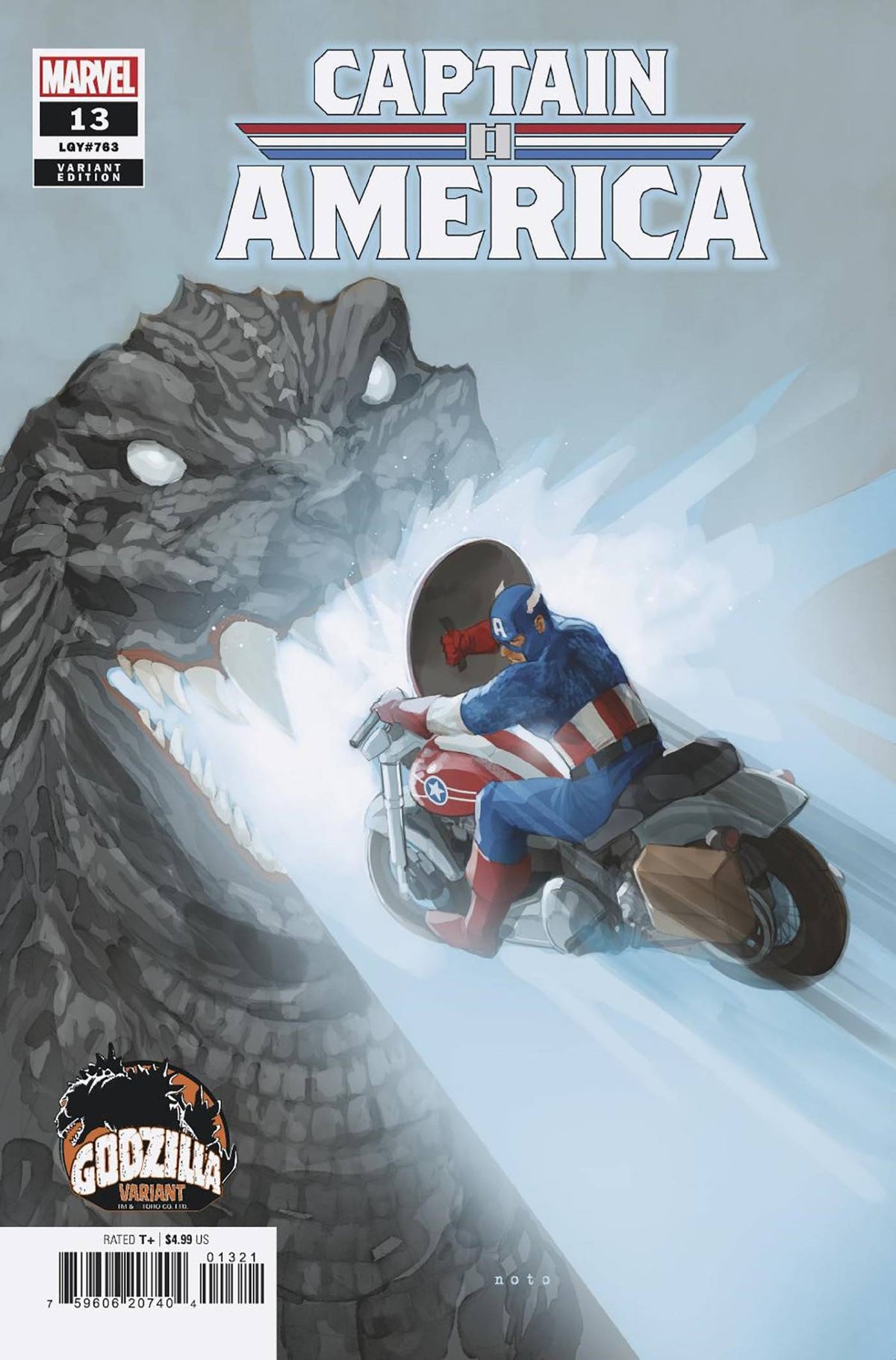 Captain America #13 Phil Noto Godzilla Var