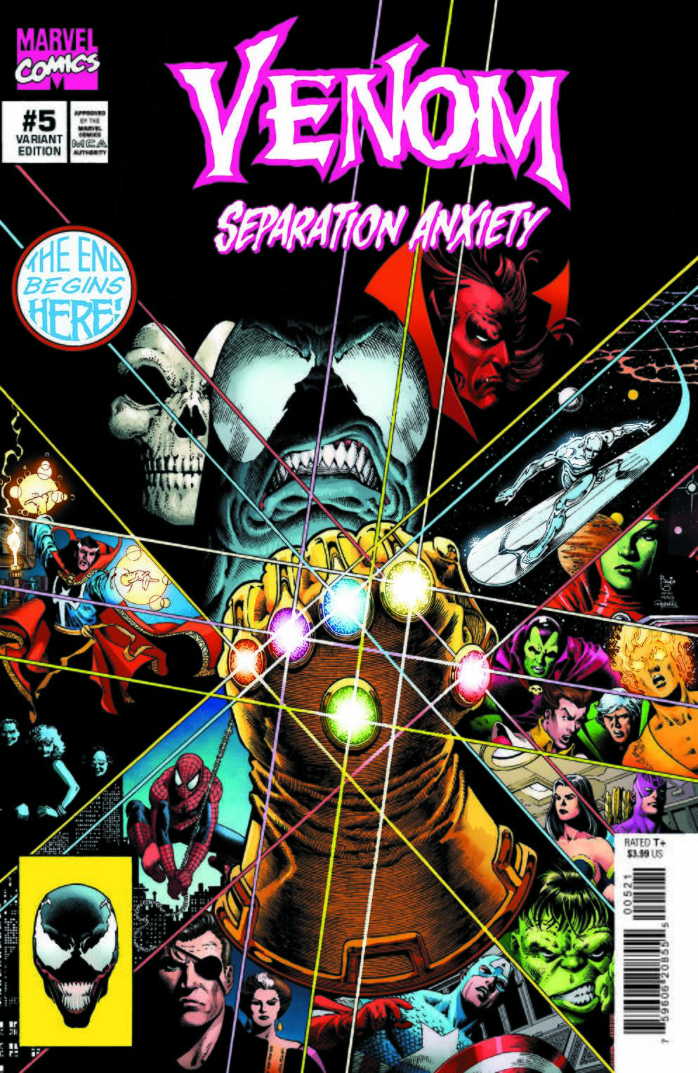 Venom Separation Anxiety #5 (Of 5) Paulo Siqueira Homage Var