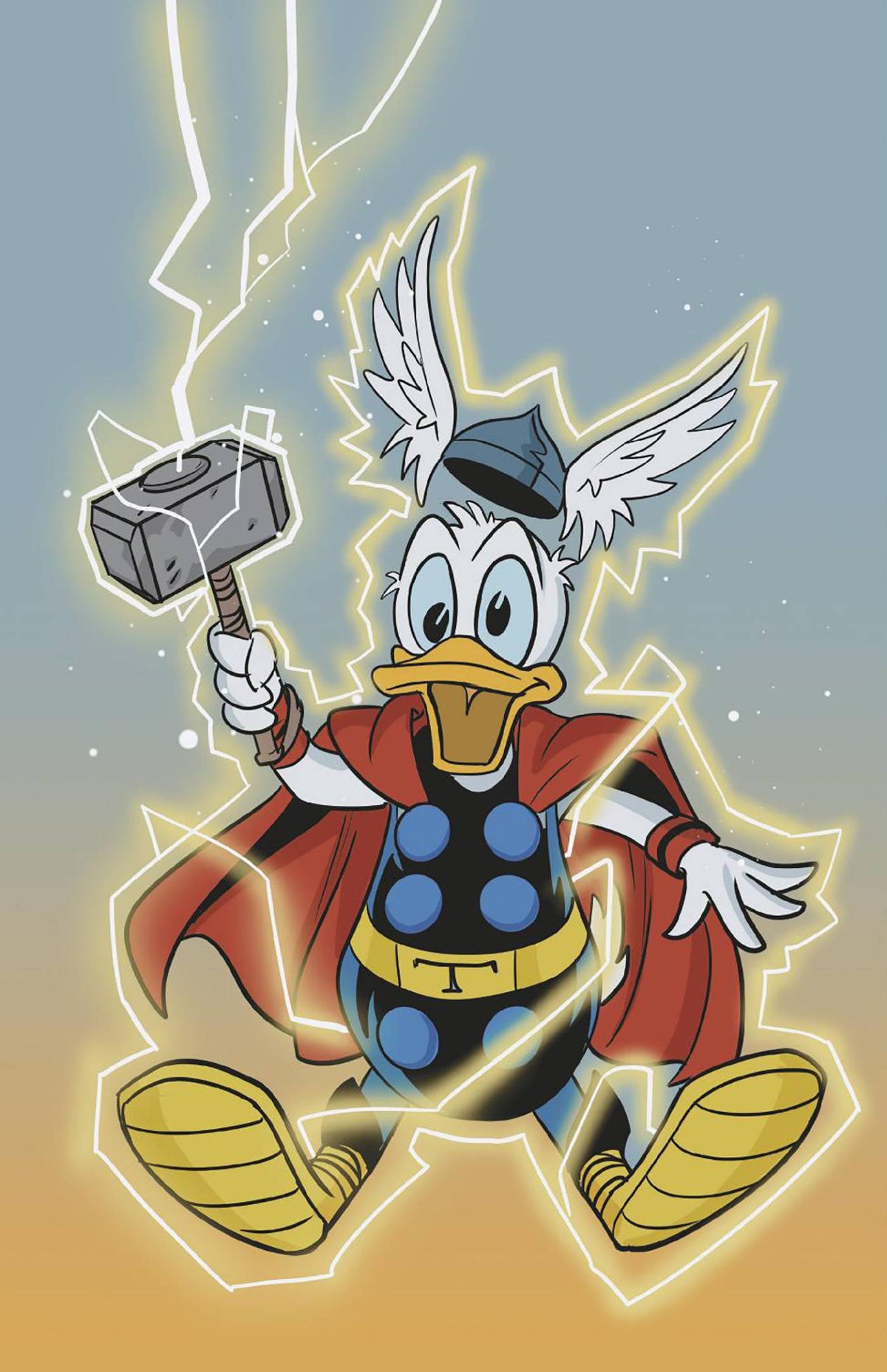 What If Donald Duck Became Thor #1 50 Copy Incv Vir Var