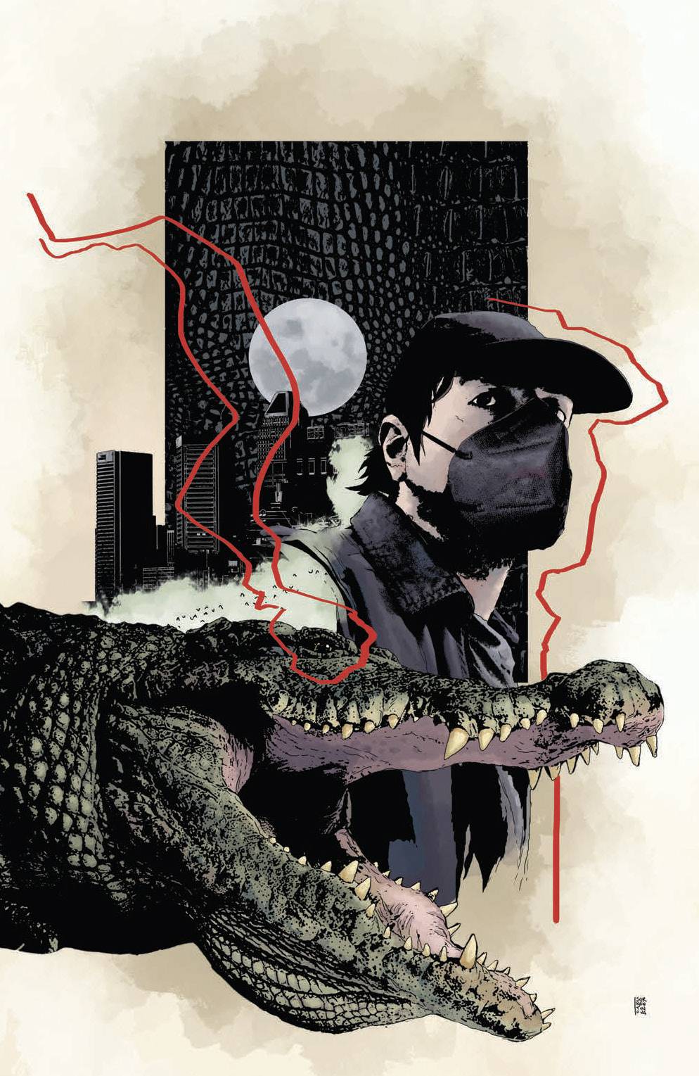 Crocodile Black #5 (Of 5) Cvr D Unlockable Sorrentino (Mr)