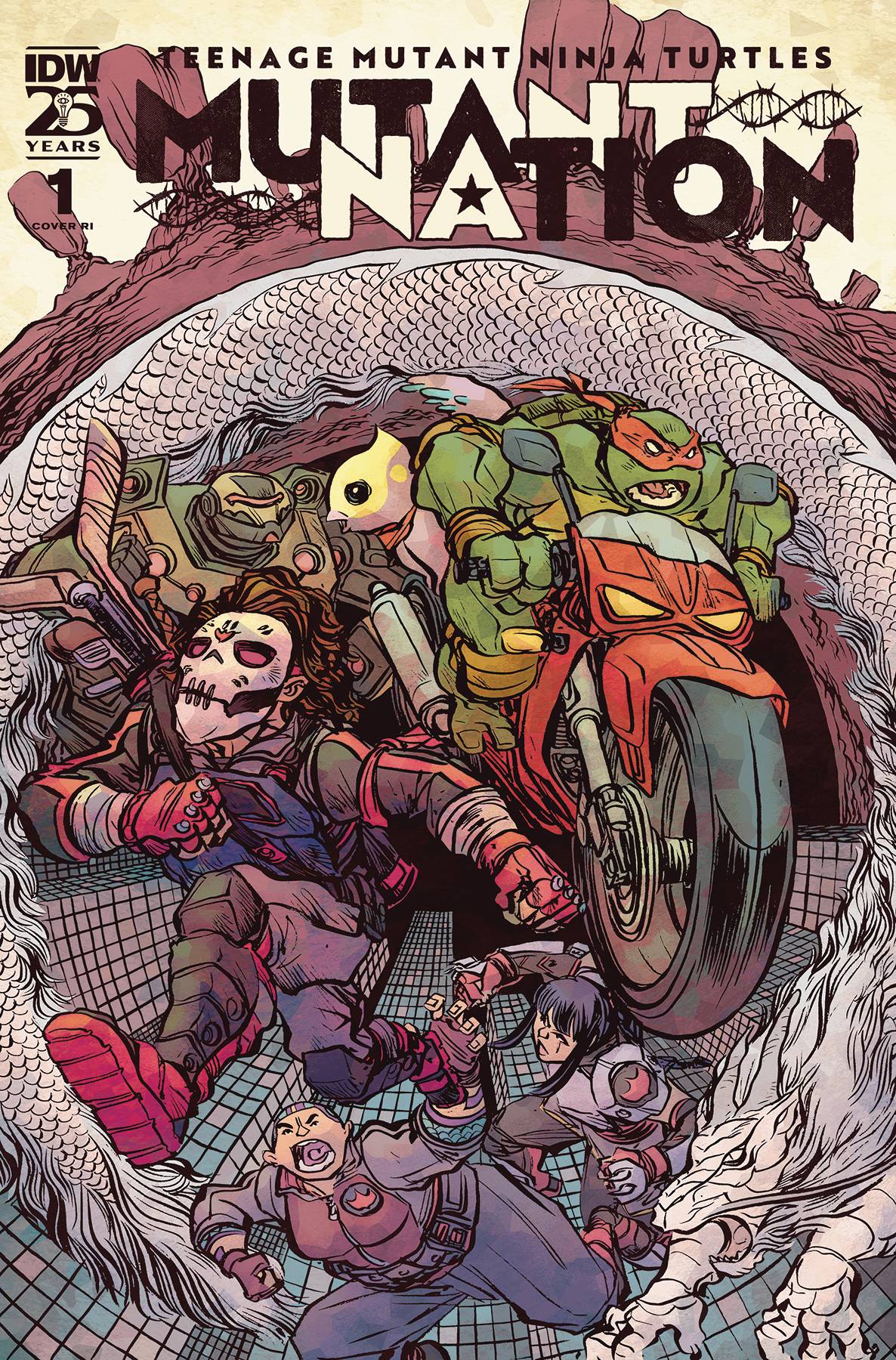 Tmnt Mutant Nation #1 10 Copy Lonergan