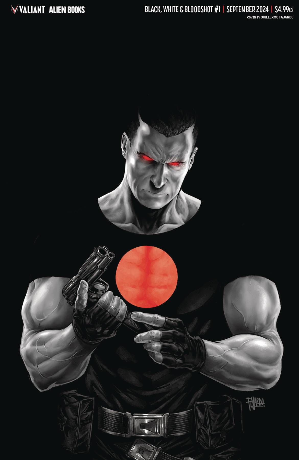 Black White & Bloodshot #1 (Of 4) Cvr F 10 Copy Incv Fajardo