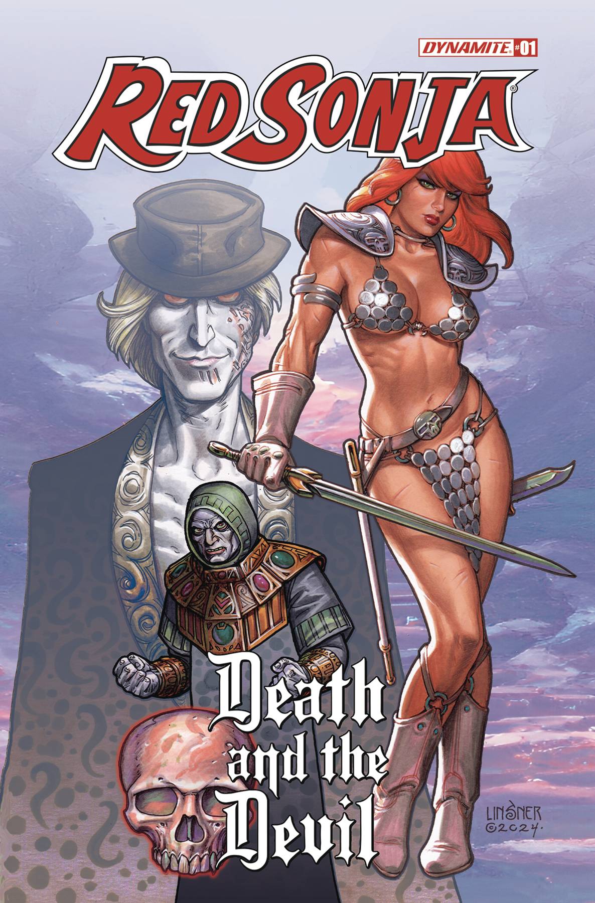 Red Sonja Death And The Devil #1 Cvr E Linsner Foil (C: 0-1-