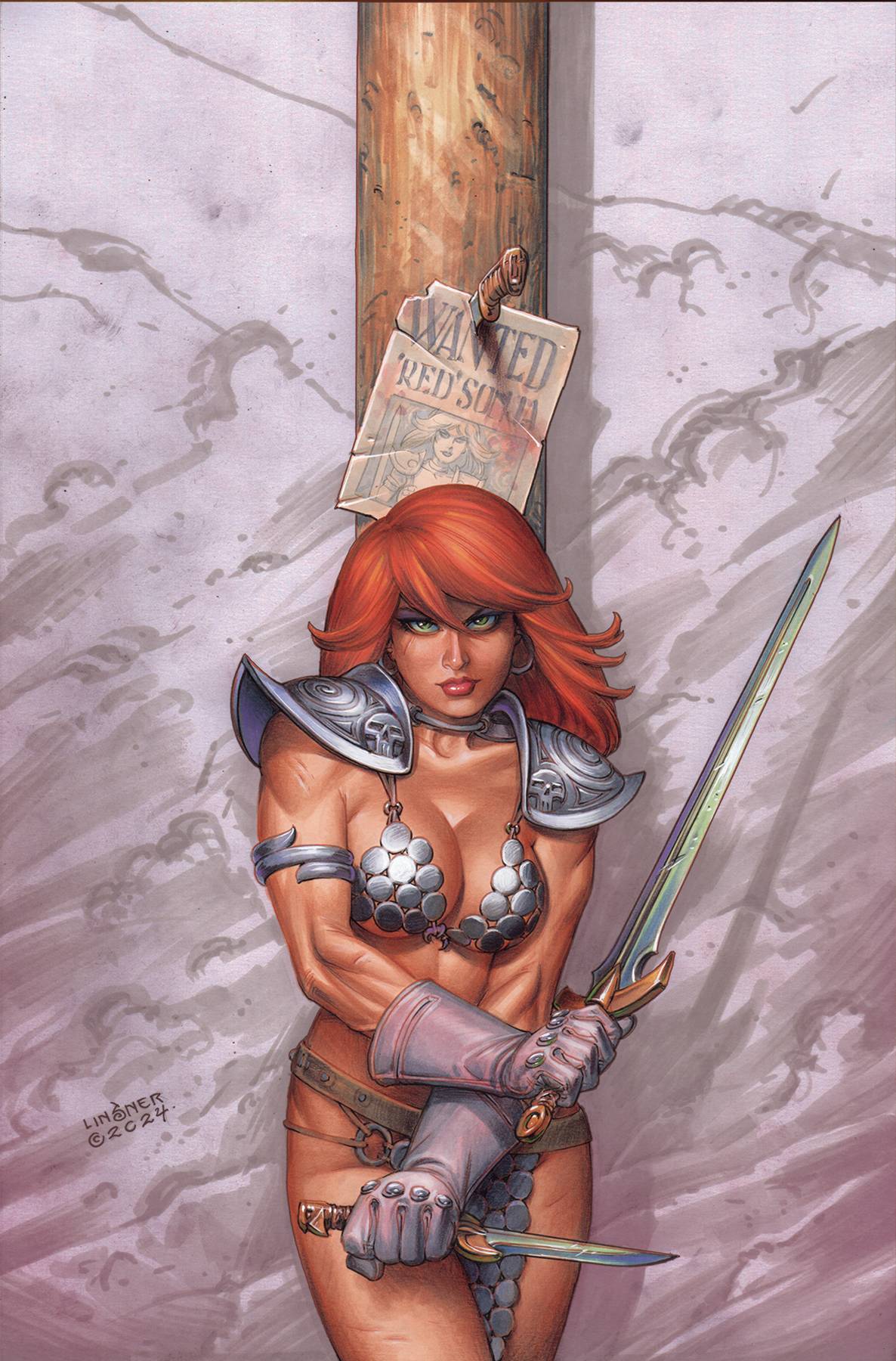 Red Sonja 2023 #14 Cvr I 15 Copy Incv Linsner Virgin