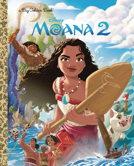 Disney Moana 2 Big Golden Book Hc