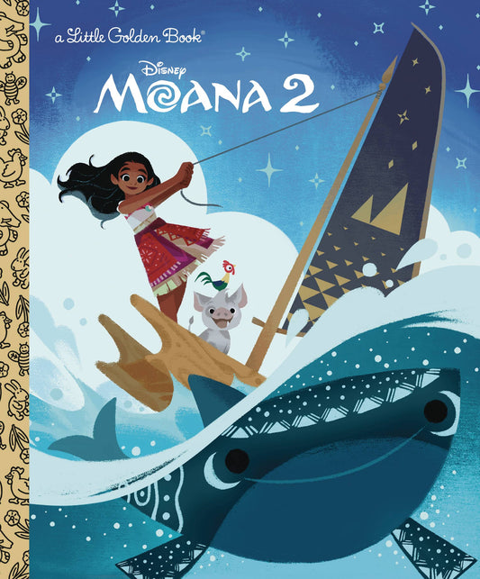 Disney Moana 2 Little Golden Book Hc