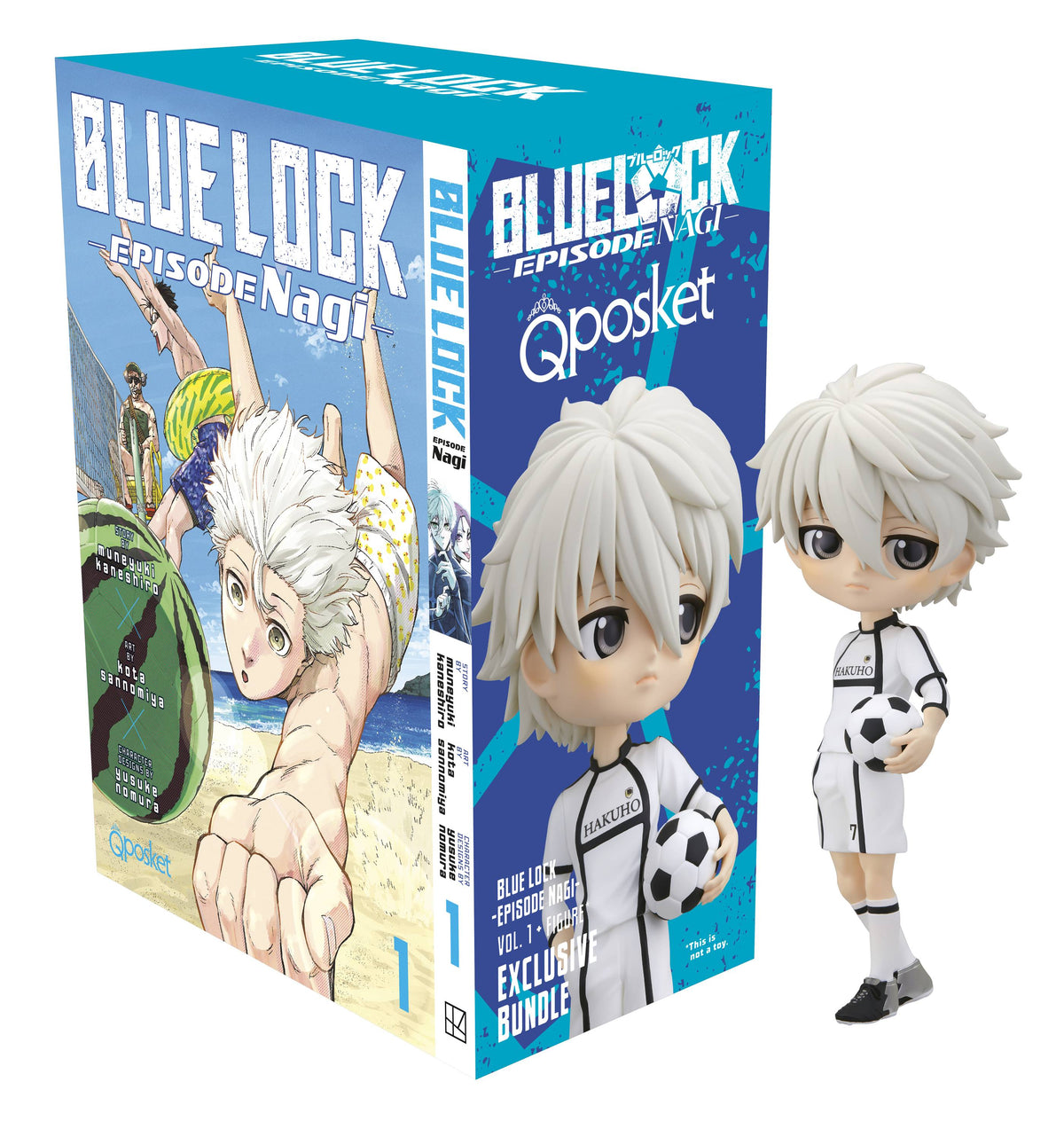 Blue Lock Episode Nagi Gn Vol 01 Exc Q Posket Figure