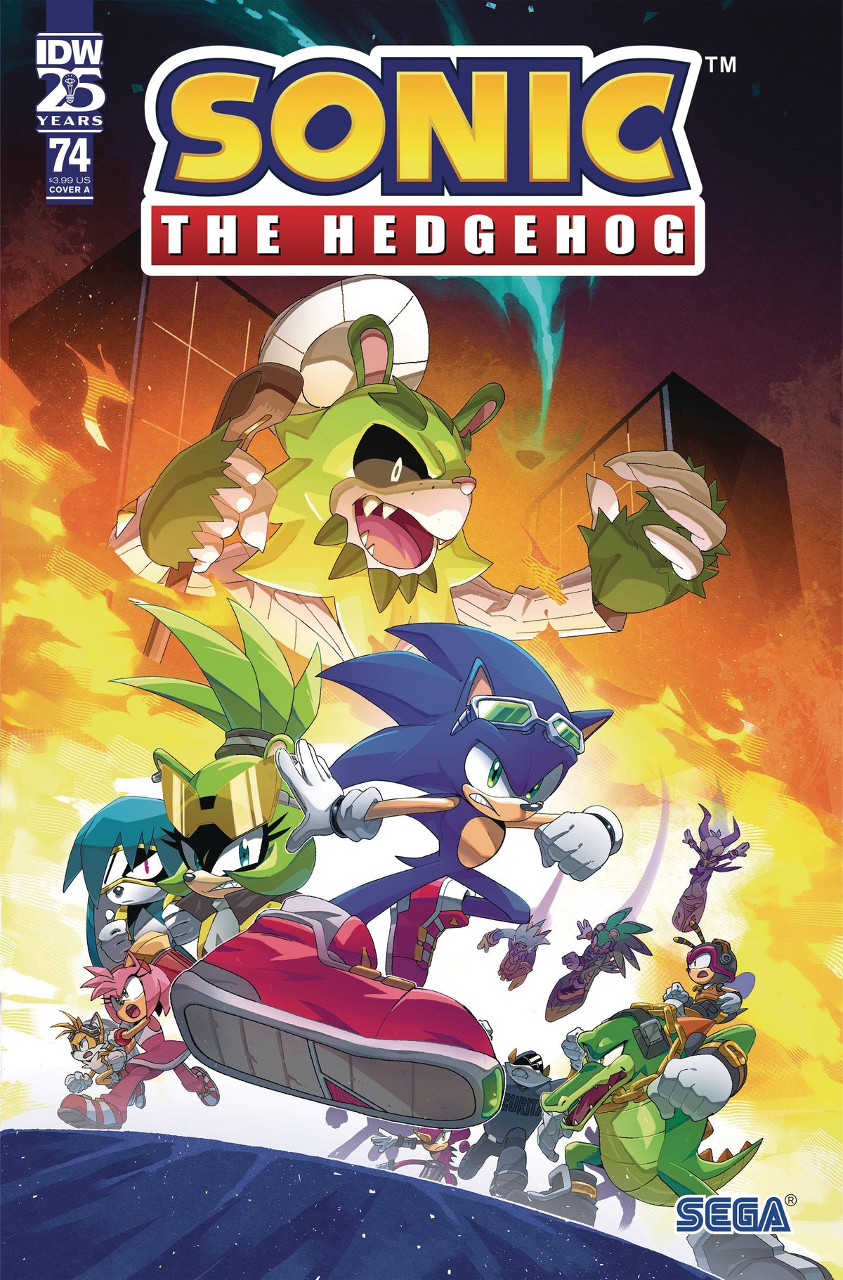 Sonic The Hedgehog #74 Cvr A Arq