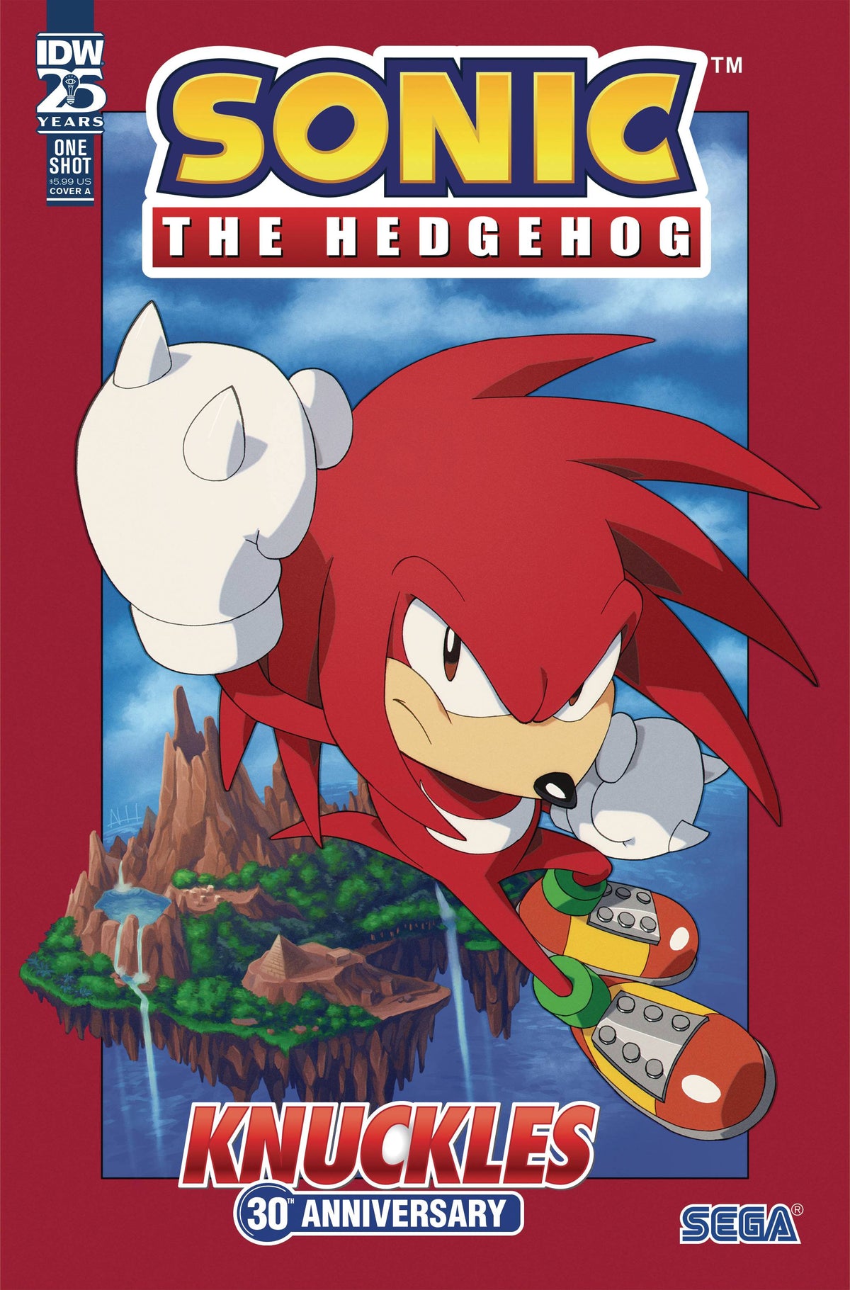 Sonic The Hedgehog Knuckles 30Th Ann Special #1 Cvr A