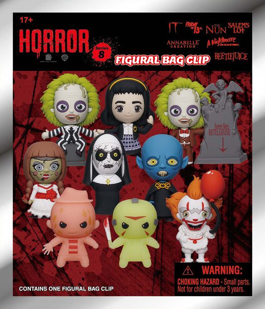 Wb Horror Series 8 3D Foam Bag Clip