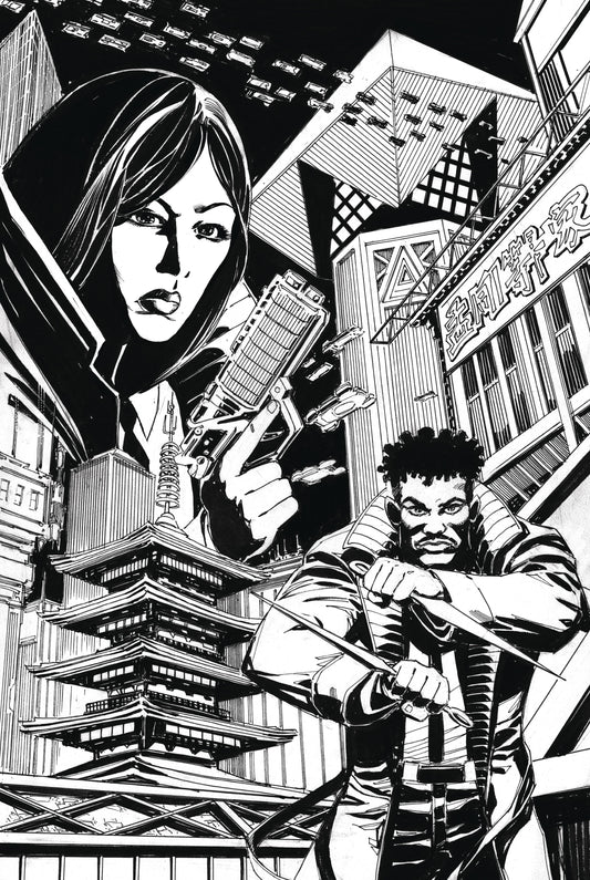 Blade Runner Tokyo Nexus #2 (Of 4) FOC Mandrake B&W Virgin