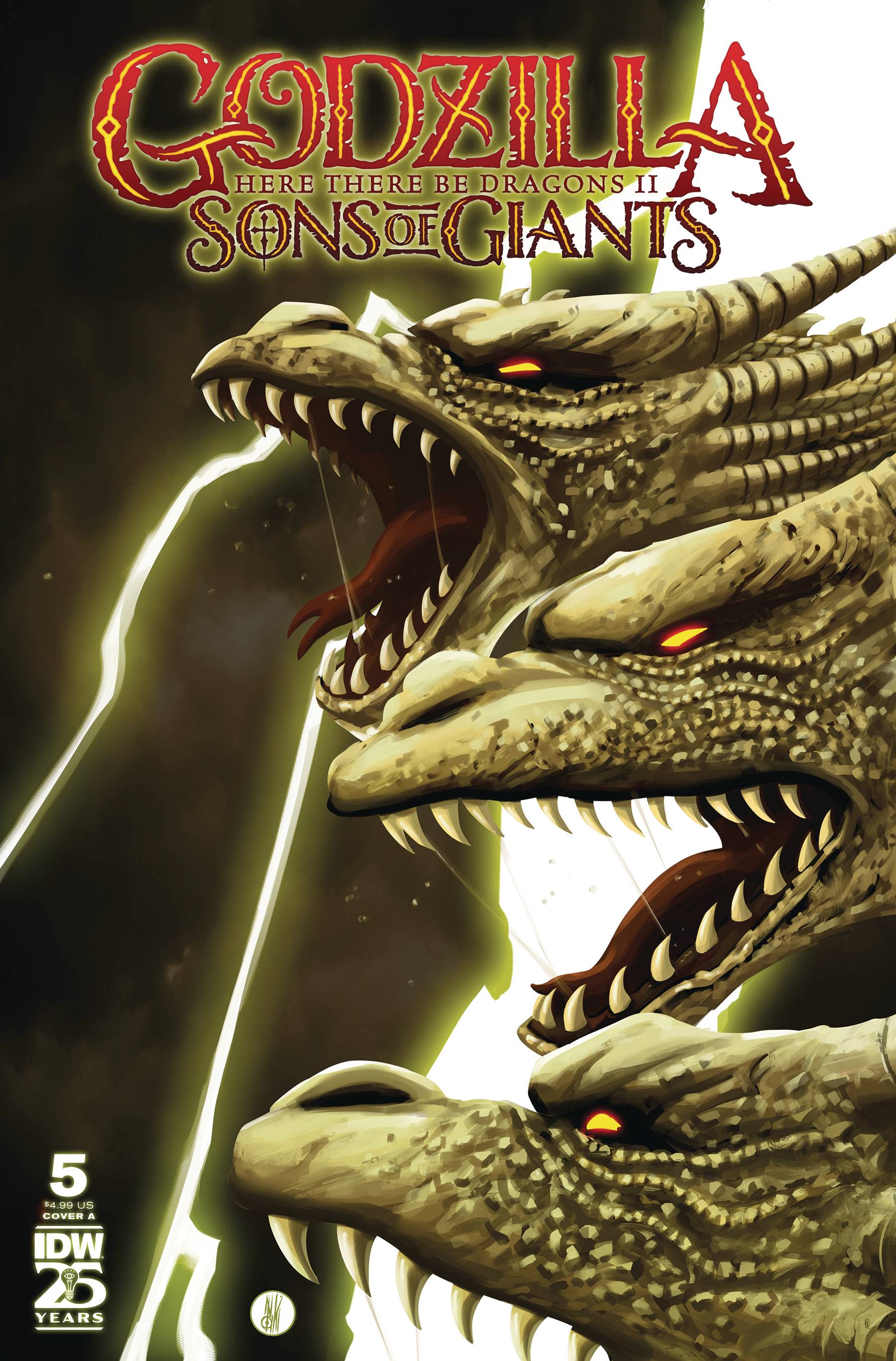 Godzilla Here There Be Dragons Ii Sons Of Giants #5 Cvr A