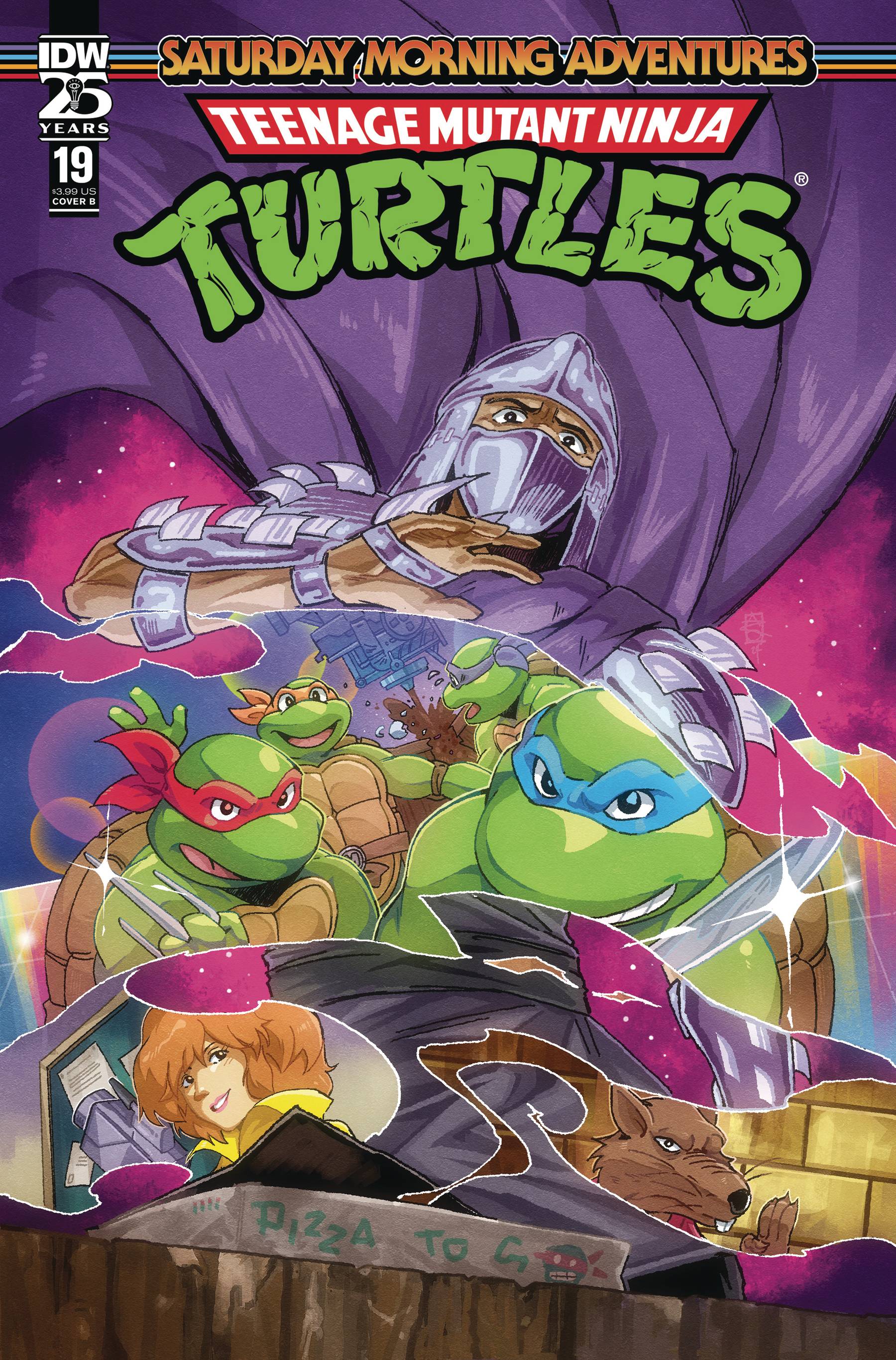 Tmnt Saturday Morning Adv #19 Cvr B Arq