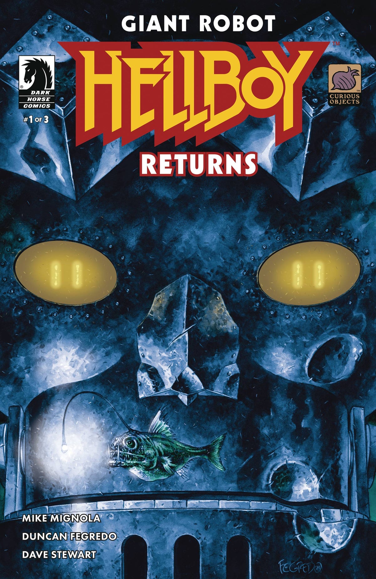 Giant Robot Hellboy Returns #1 Cvr A Fegredo