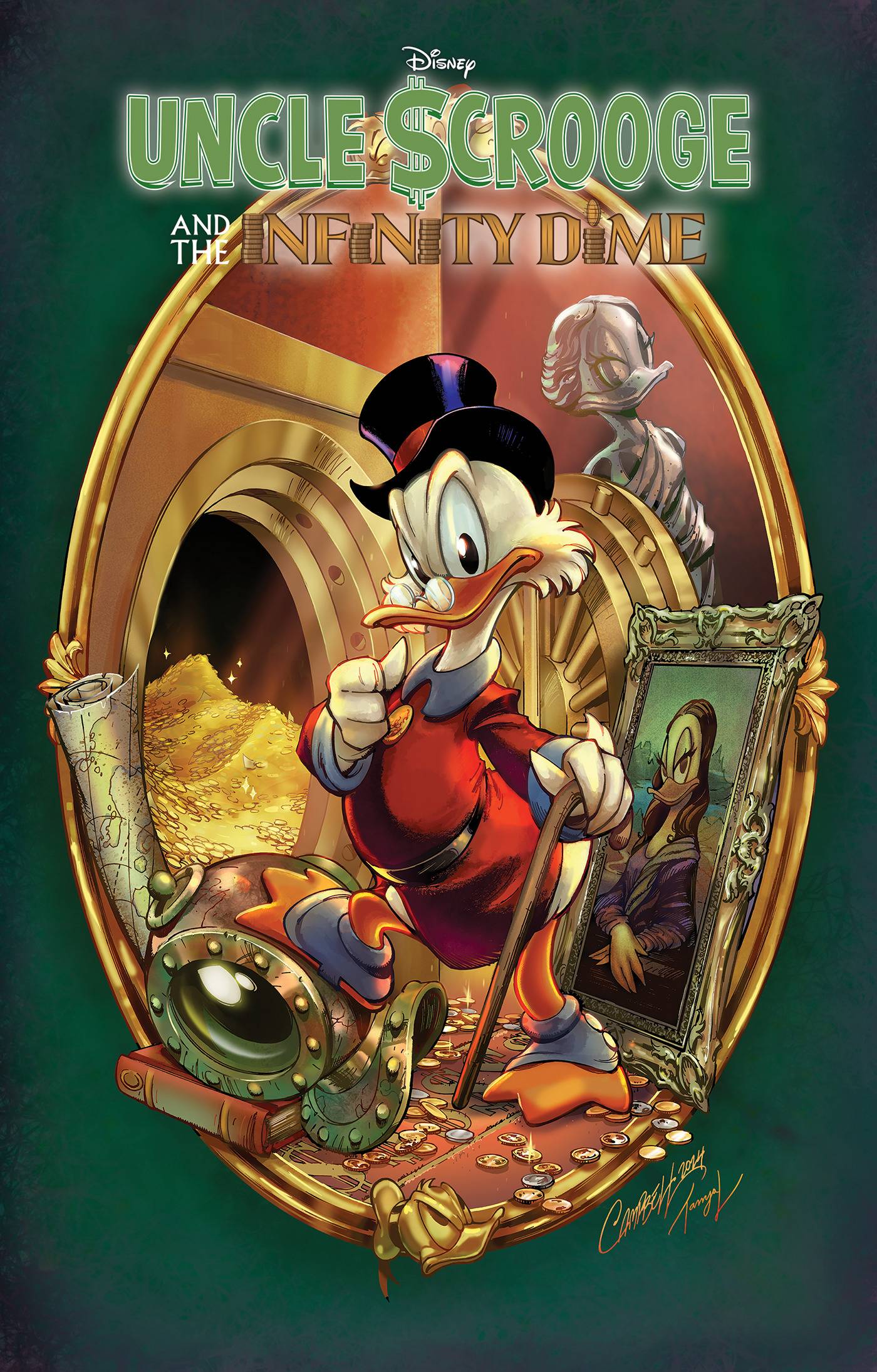 Uncle Scrooge Infinity Dime Gallery Ed Hc Campbell Dm Var