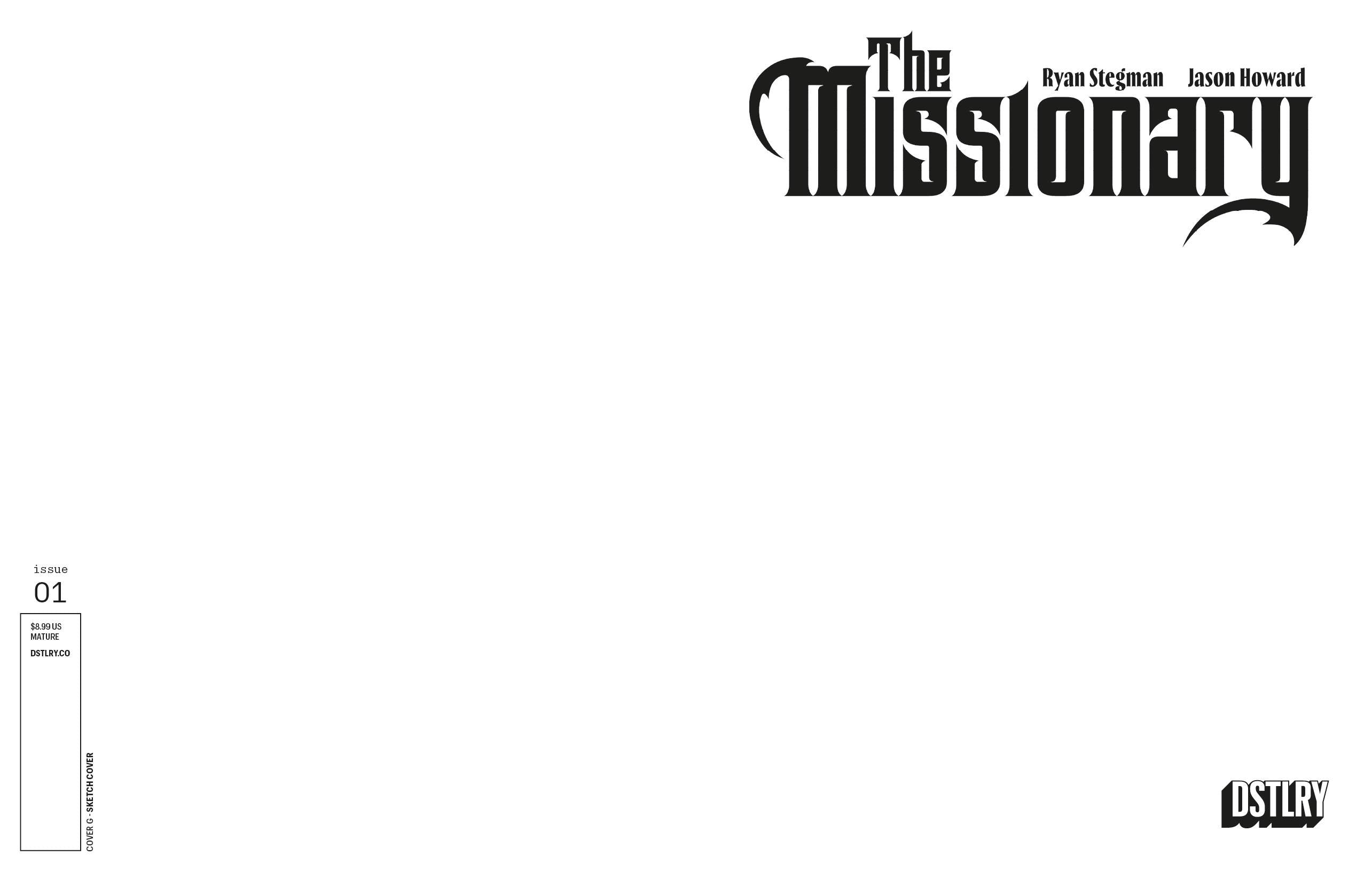 Missionary #1 (Of 3) Cvr G Blank Sketch Var (Mr)