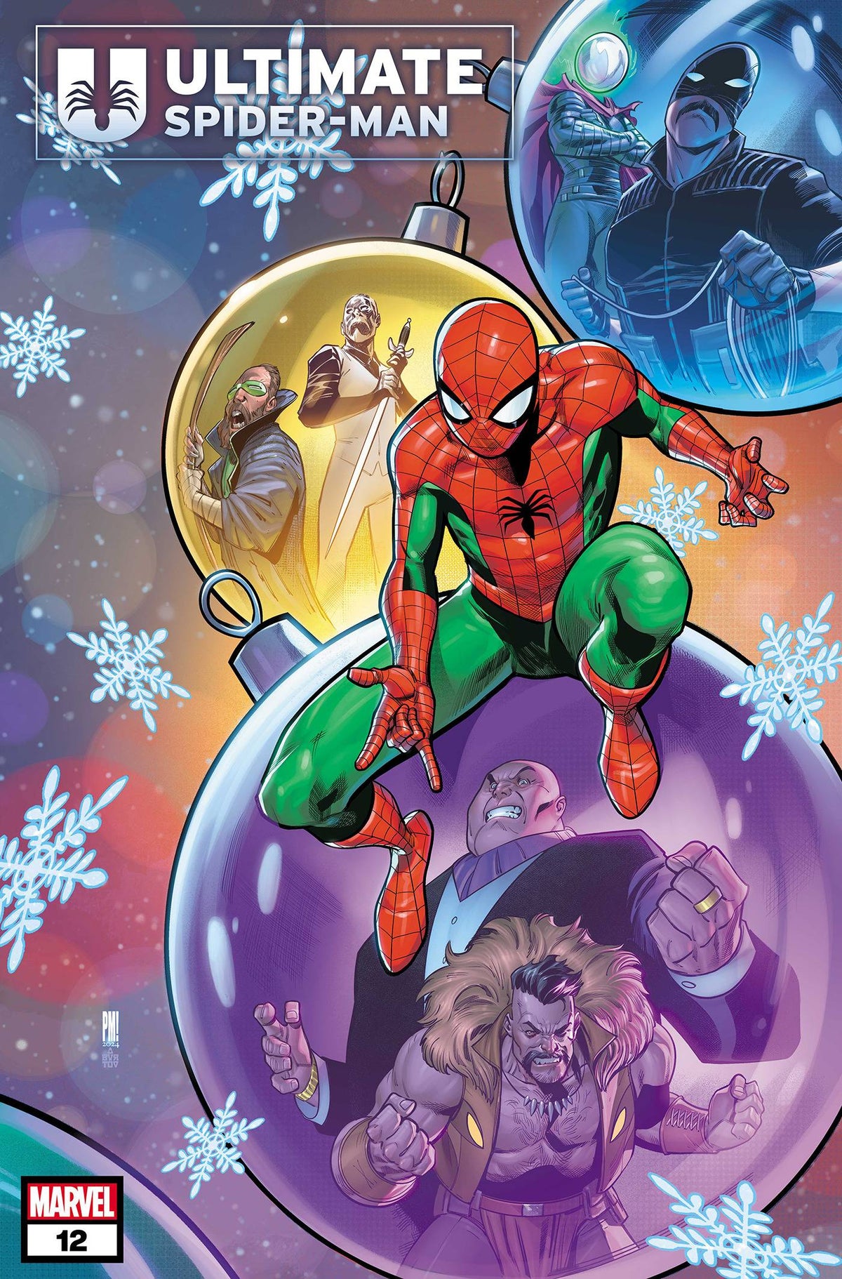 Ultimate Spider-Man #12 Paco Medina Winter Holiday Var