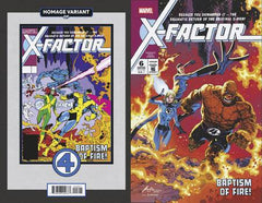 X-Factor #6 Tbd Artist Fantastic Four Homage Var