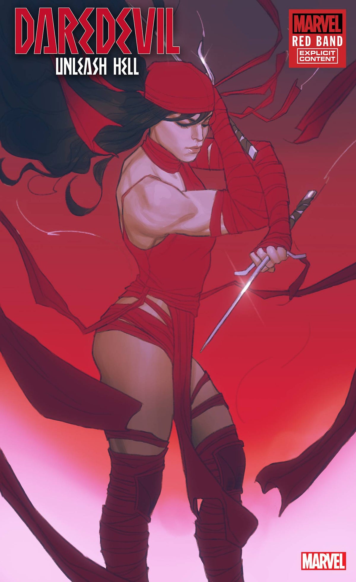 Daredevil Unleash Hell Red Band #1 (Of 5) Swaby Elektra Var