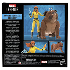 Marvel Legends Inhumans Crystal & Lockjaw 6-Inch Action Figure 2-pack