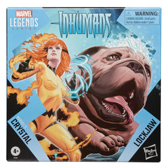 Marvel Legends Inhumans Crystal & Lockjaw 6-Inch Action Figure 2-pack