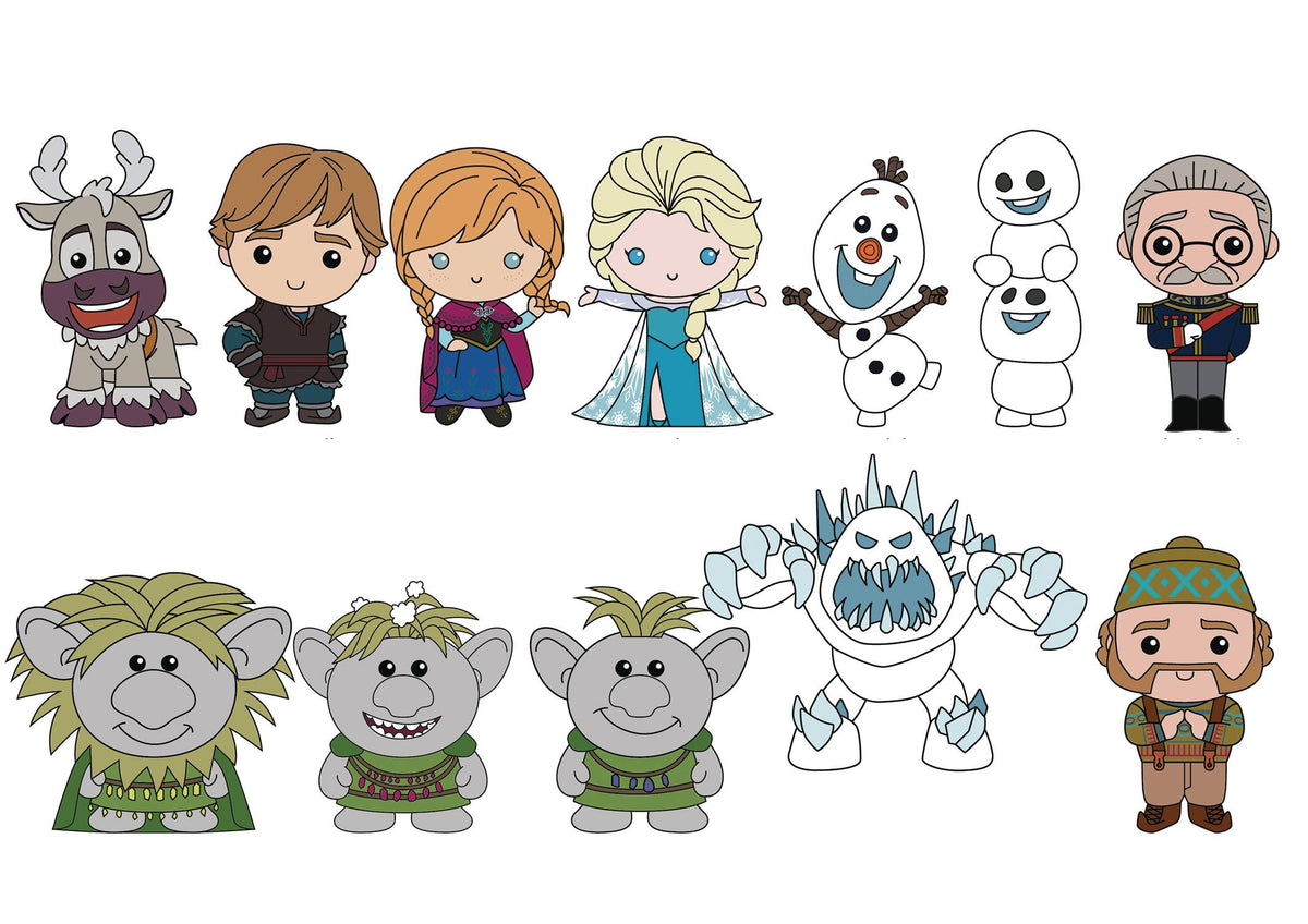 Frozen 10th Anniversary 3D Foam Bag Clip