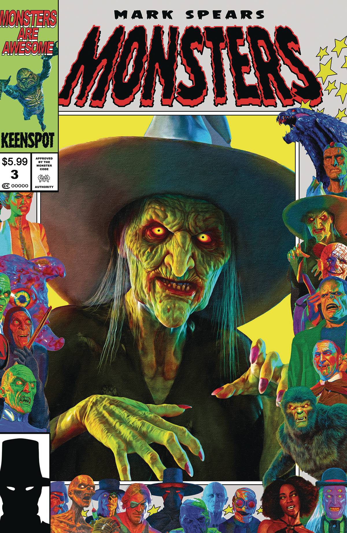 Mark Spears Monsters #3 Cvr E Witch Homage