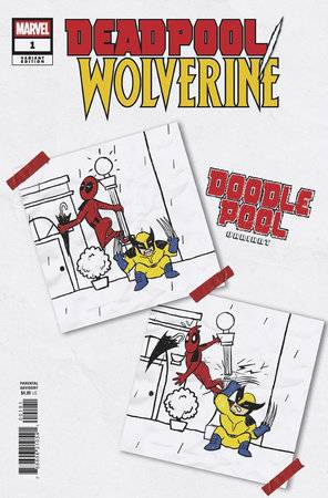 Deadpool Wolverine #1 Doodlepool Var