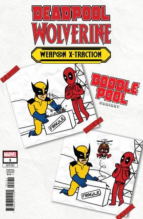 Deadpool Wolverine Weapon X-Traction #1 Doodlepool Var