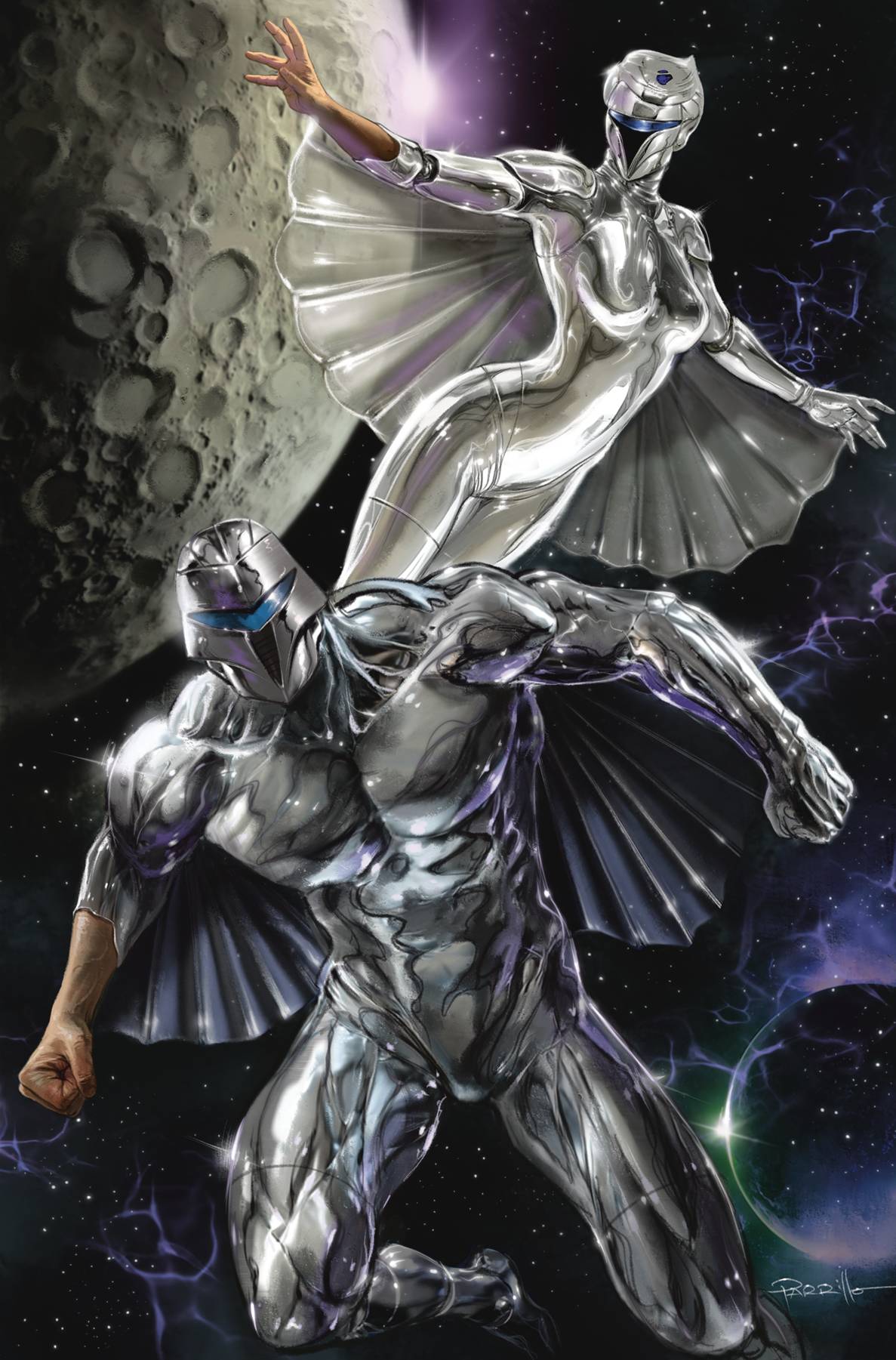 Silverhawks #1 Cvr L Parrillo Foil Virgin